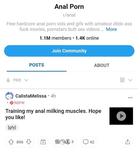 If you are looking for any type of cyber hookup and any kink you can imagine you can find it. . Anal subreddits